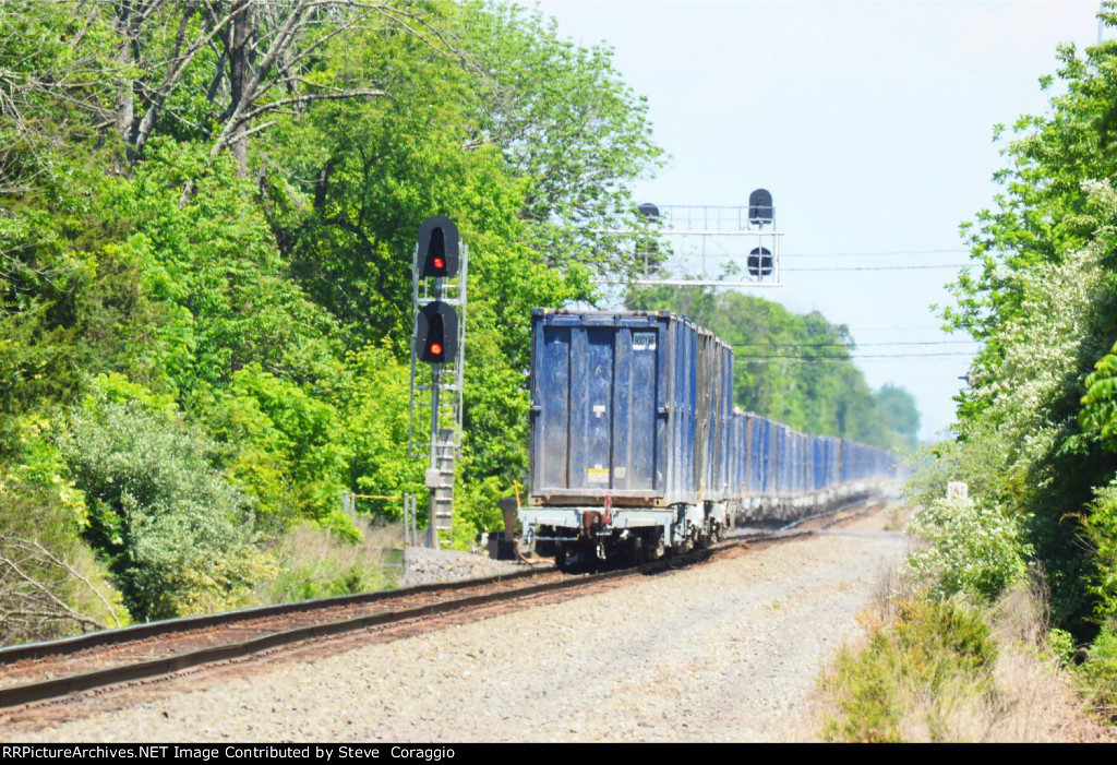 Eastbound Signal STOP, Almost onto the Royce Running Track